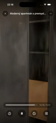 Automatická prehliadka v obývačke