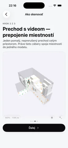 Krok 2: prechod s videom