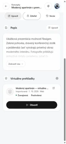 Vstup do prehliadky